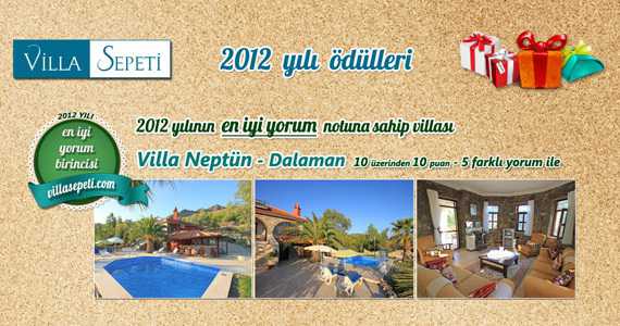 Villa Neptün, Dalaman - 2012 yılı en iyi yorum notu sahibi Villa Neptün, Dalaman - 2012 yılı en iyi yorum notu sahibi