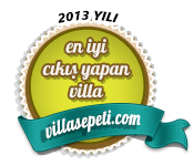 2013 yılı en iyi çıkış yapan villa ödülü