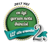 2017 yılı en iyi yorum notuna sahip ikinci villa ödülü