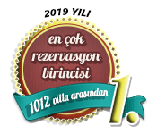 2019 yılı en çok rezervasyon alan villa ödülü