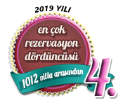 2019 yılı en çok rezervasyon alan dördüncü villa ödülü