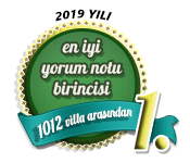 2019 yılı en iyi yorum notuna sahip villa ödülü