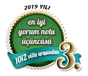 2019 yılı en iyi yorum notuna sahip üçüncü villa ödülü